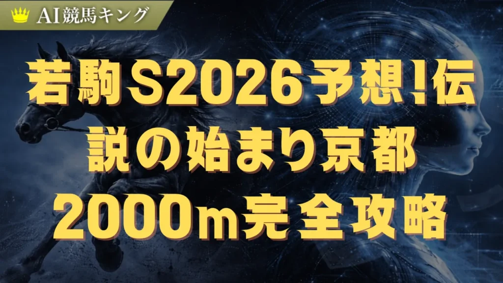 若駒S2026予想！伝説の始まり京都2000m完全攻略