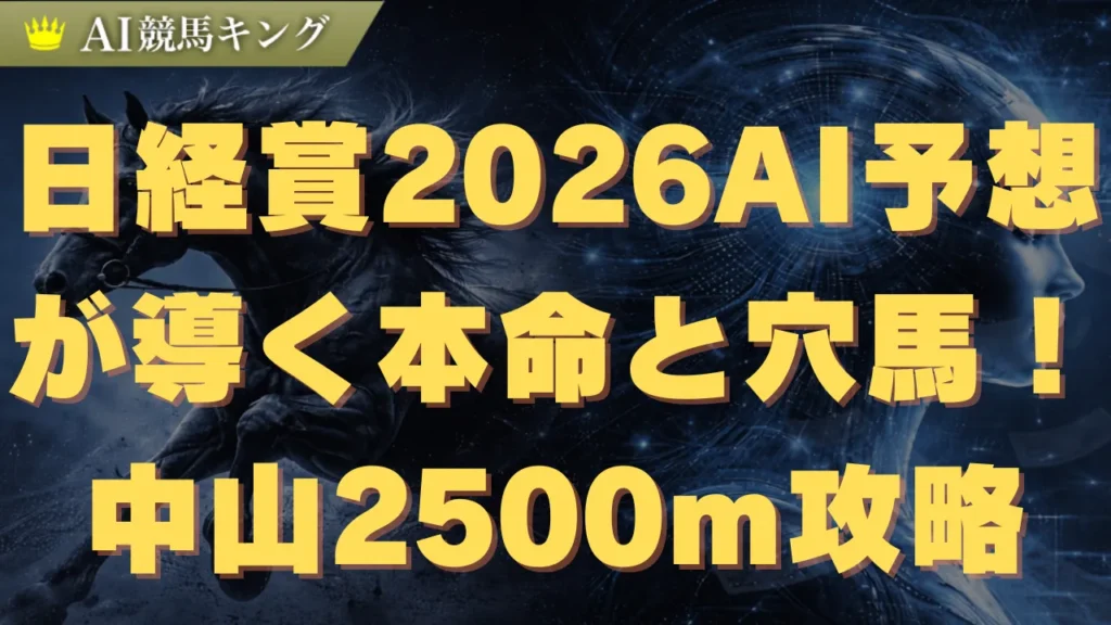 【日経賞2026】AI予想が導く本命と穴馬！中山2500m攻略