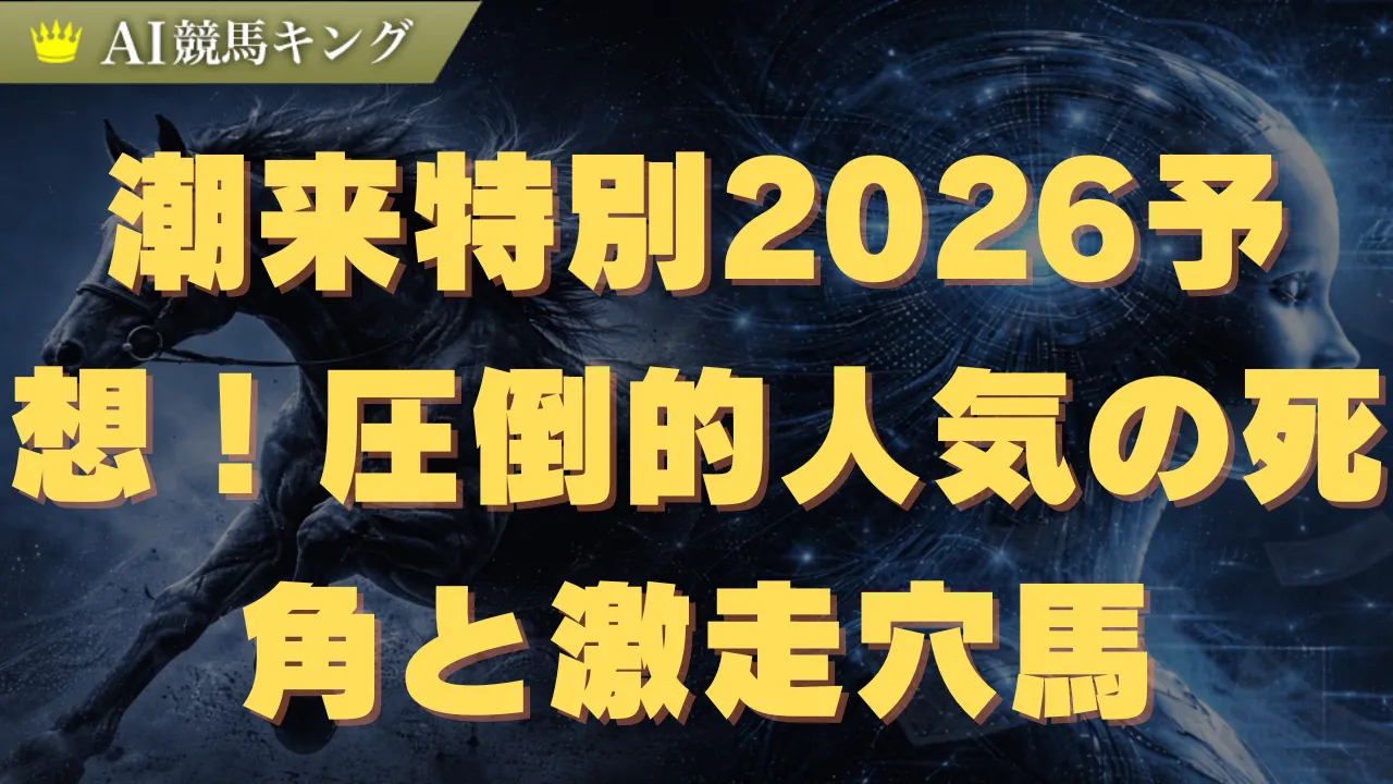 潮来特別2026予想！圧倒的人気の死角と激走穴馬