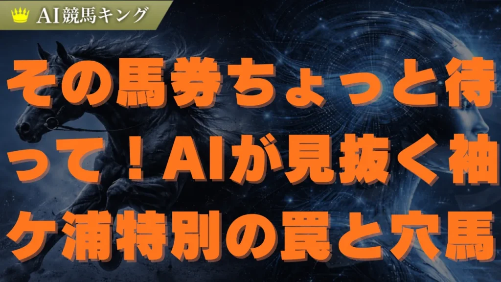 袖ケ浦特別2026！AI競馬予想が導く本命馬と高配当の買い方
