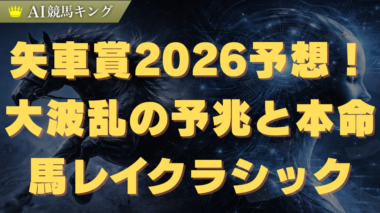 矢車賞2026予想！大波乱の予兆と本命馬レイクラシック