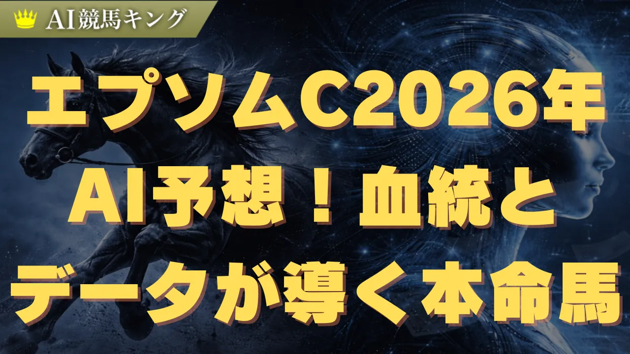 エプソムC2026年AI予想！血統とデータが導く本命馬
