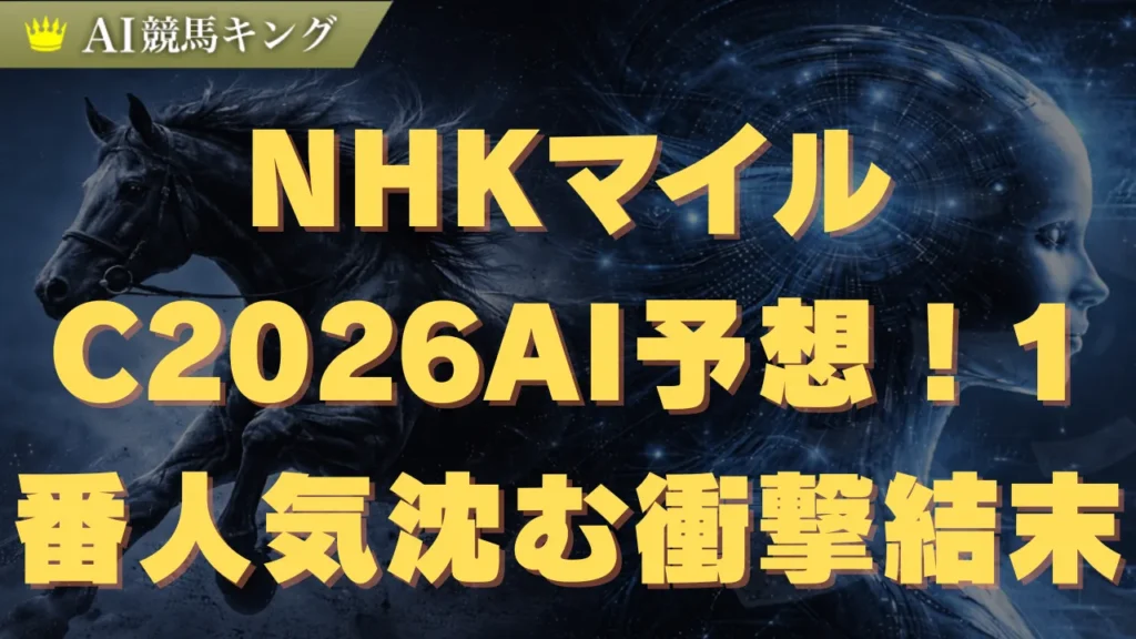 NHKマイルC2026AI予想！1番人気が沈む衝撃結末