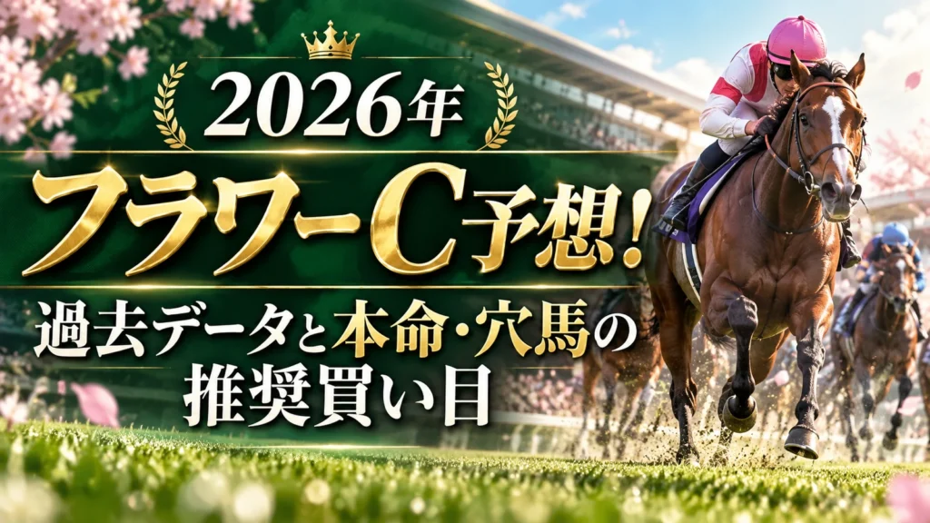 2026年フラワーC予想！過去データと本命・穴馬の推奨買い目