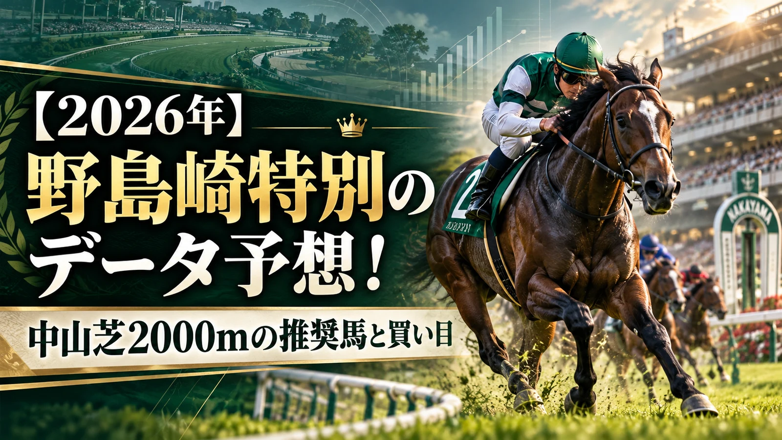 【2026年】野島崎特別のデータ予想！中山芝2000mの推奨馬と買い目