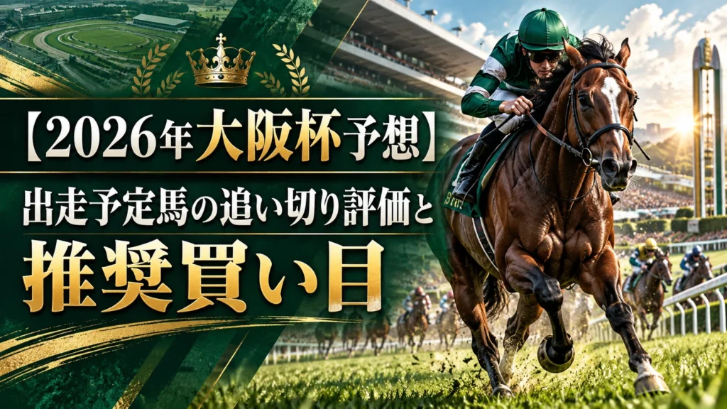【2026年大阪杯予想】出走予定馬の追い切り評価と推奨買い目