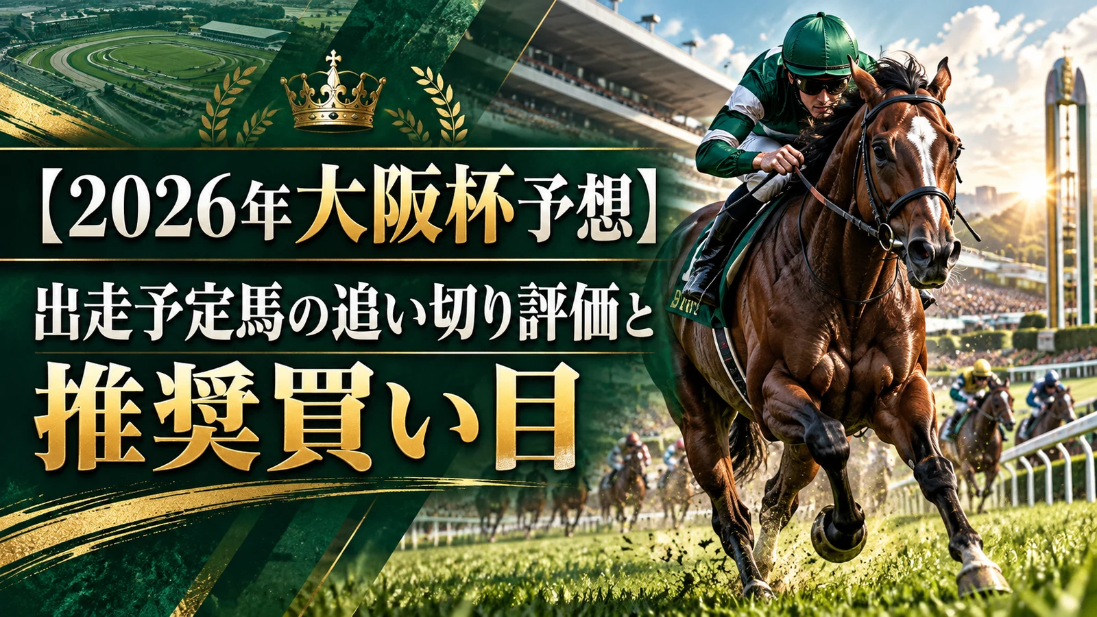 【2026年大阪杯予想】出走予定馬の追い切り評価と推奨買い目