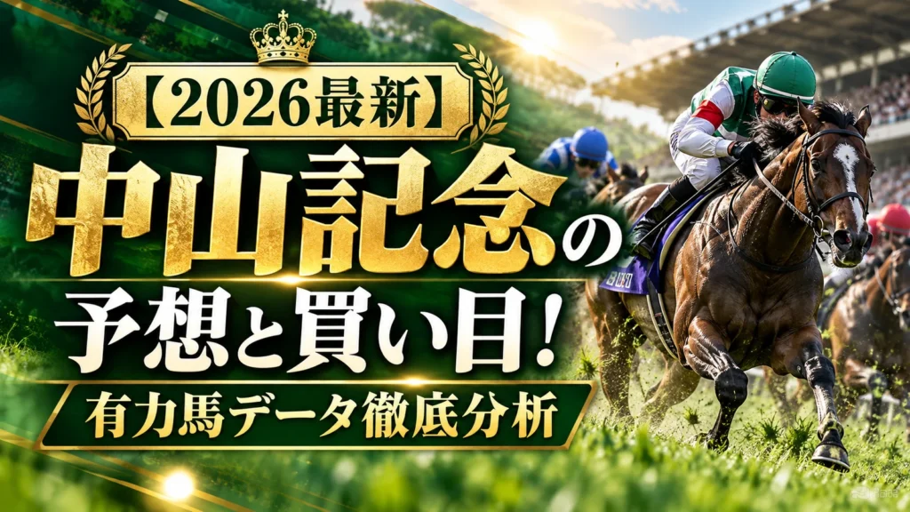 【2026最新】中山記念の予想と買い目！有力馬データ徹底分析