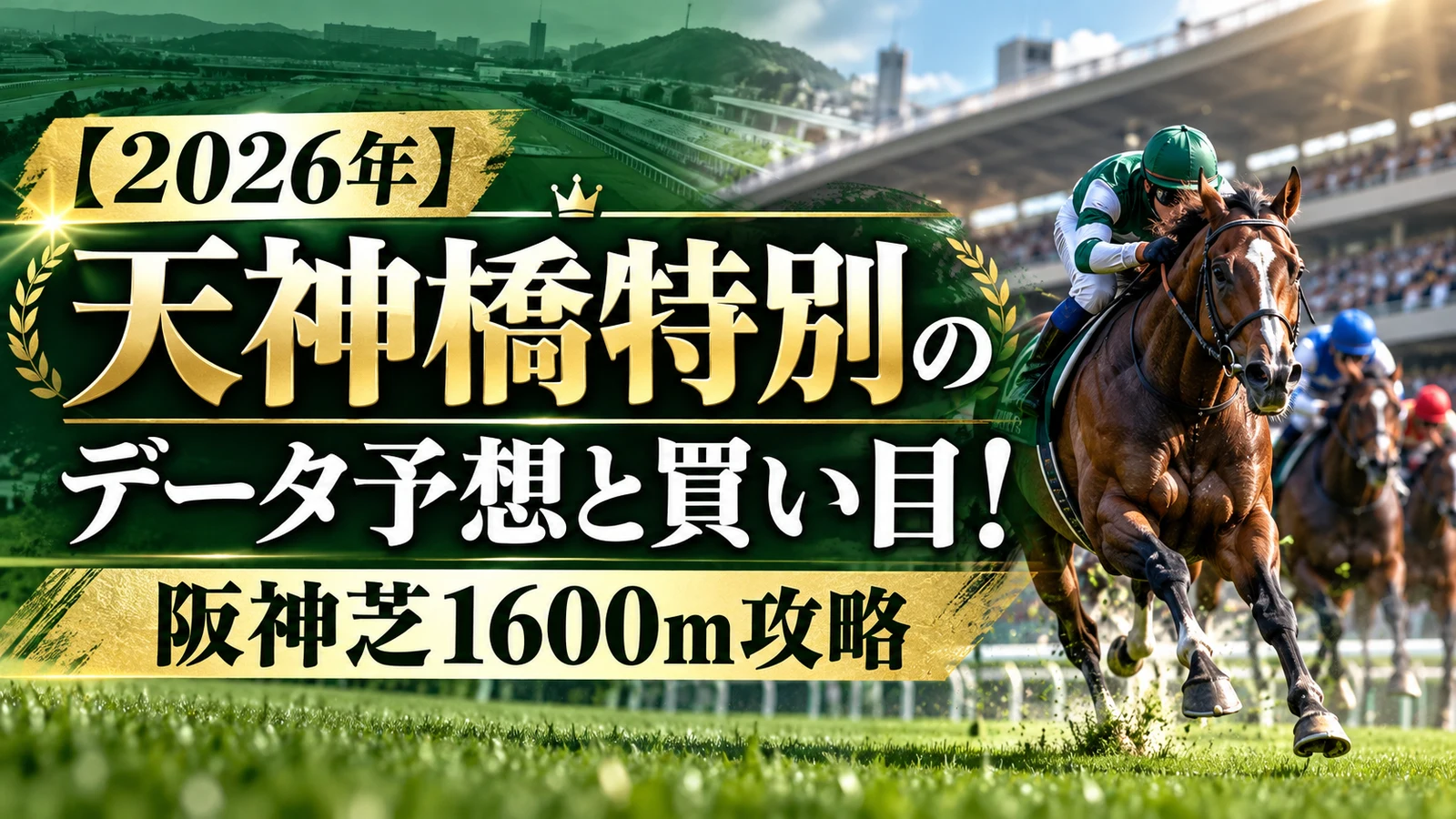 【2026年】天神橋特別のデータ予想と買い目!阪神芝1600m攻略