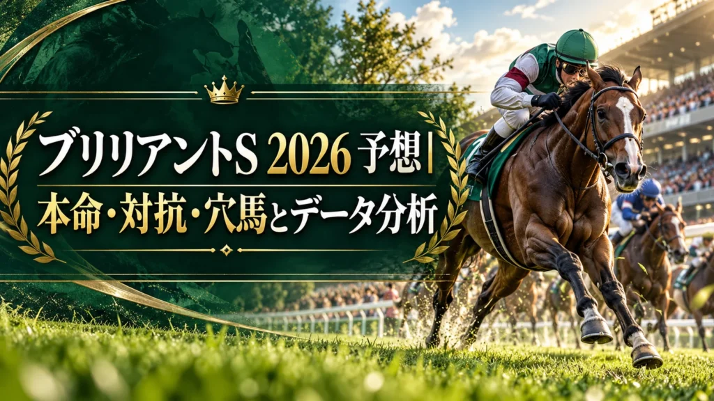 ブリリアントS 2026 予想｜本命・対抗・穴馬とデータ分析