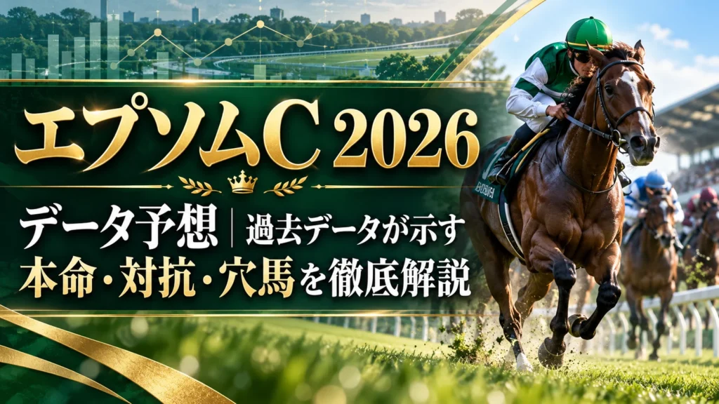 エプソムC 2026 データ予想｜過去データが示す本命・対抗・穴馬を徹底解説