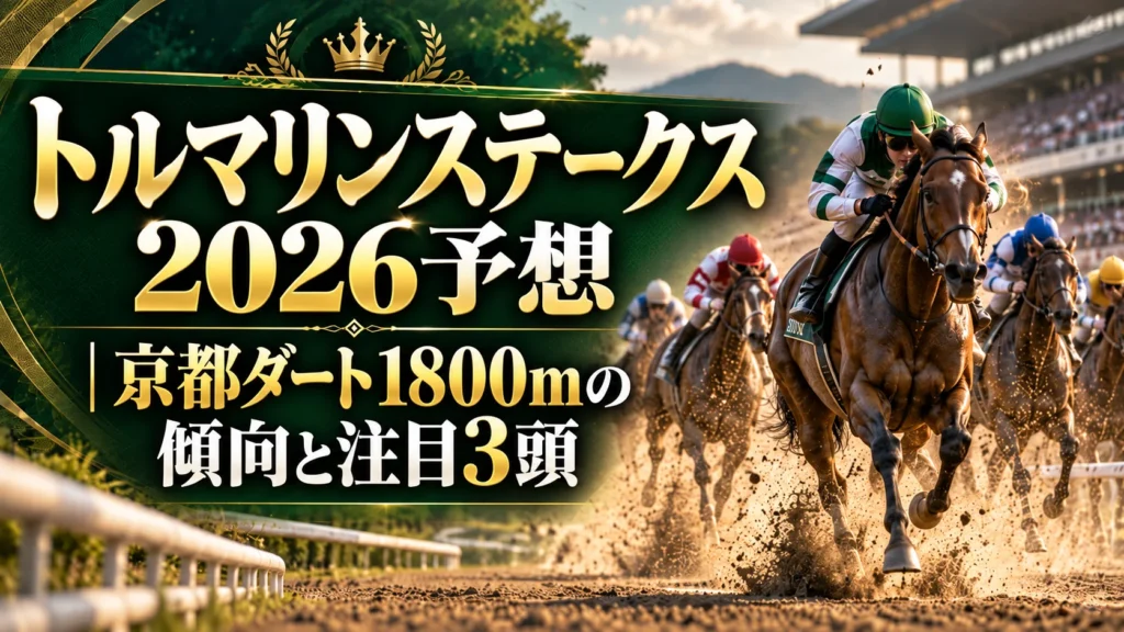 トルマリンステークス2026予想｜京都ダート1800mの傾向と注目3頭