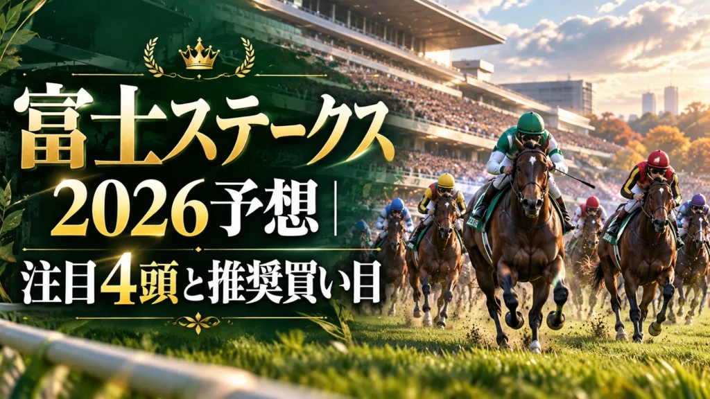富士ステークス2026予想｜注目4頭と推奨買い目