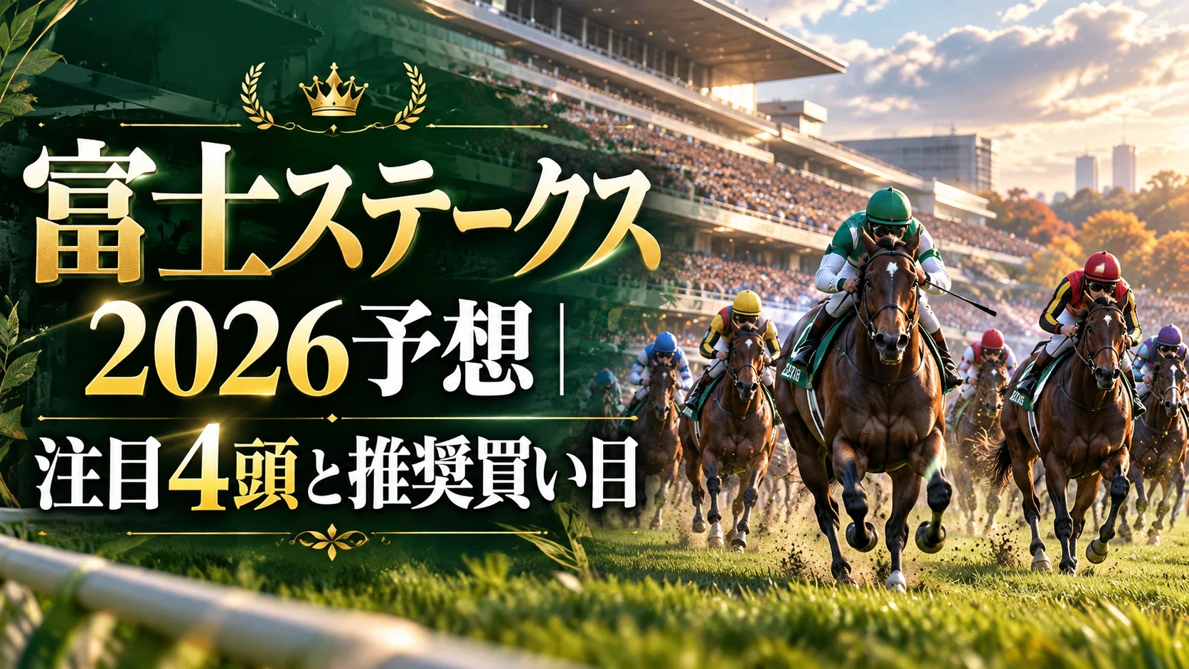 富士ステークス2026予想｜注目4頭と推奨買い目