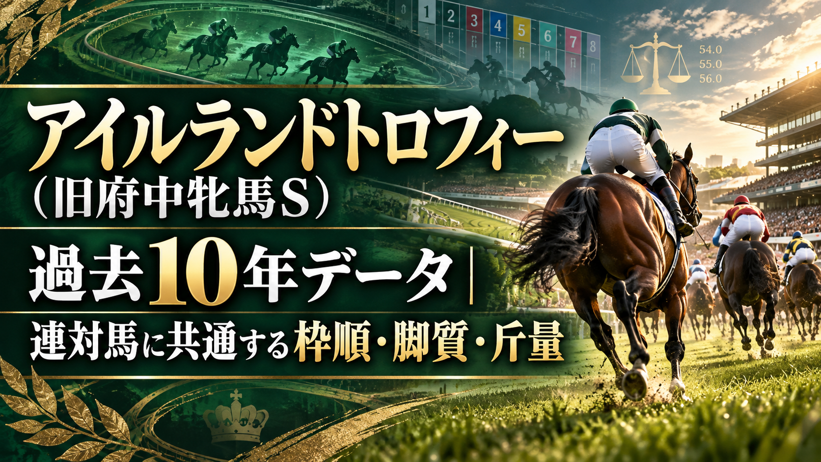 アイルランドトロフィー（旧府中牝馬S）過去10年データ｜連対馬に共通する枠順・脚質・斤量