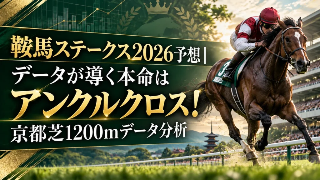 鞍馬ステークス2026予想｜データが導く本命はアンクルクロス！京都芝1200mデータ分析