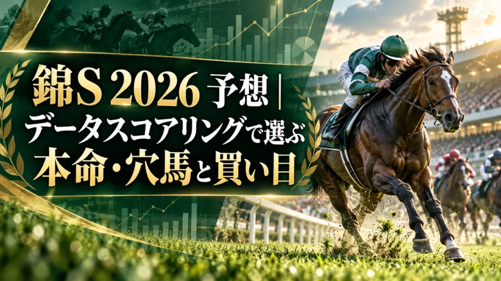 錦S 2026 予想｜データスコアリングで選ぶ本命・穴馬と買い目