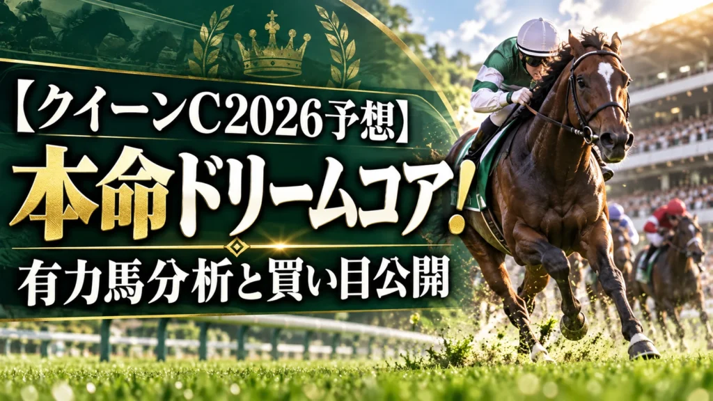 【クイーンC2026予想】本命ドリームコア！有力馬分析と買い目公開