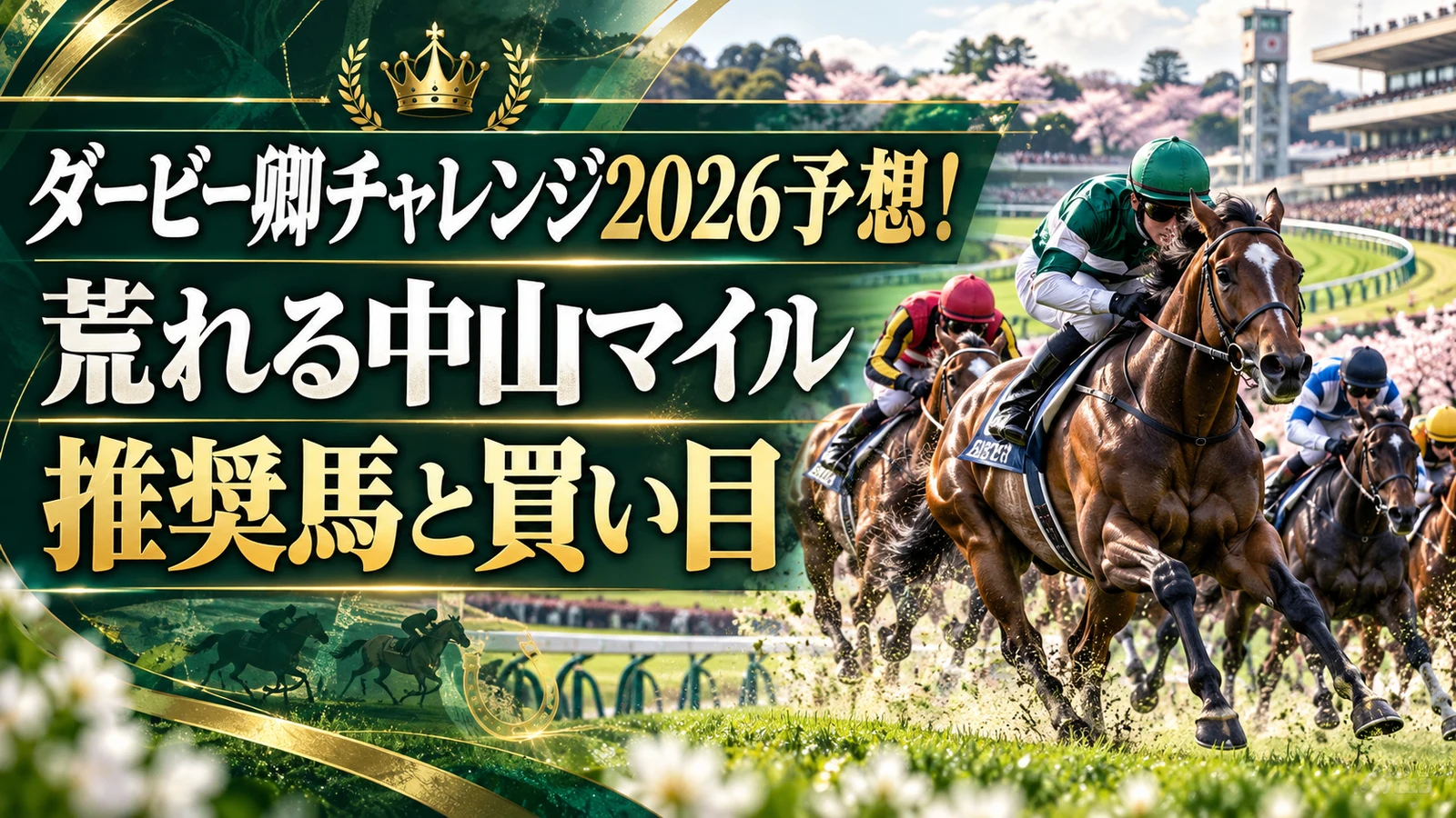 ダービー卿チャレンジ2026予想!荒れる中山マイル推奨馬と買い目
